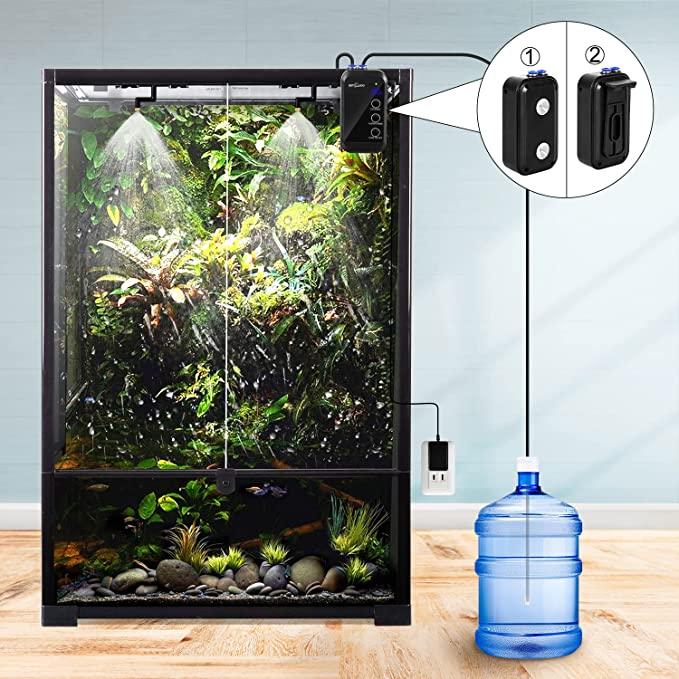 REPTI ZOO Reptile Mini Automatic Misting with Adjustable Spray Nozzles