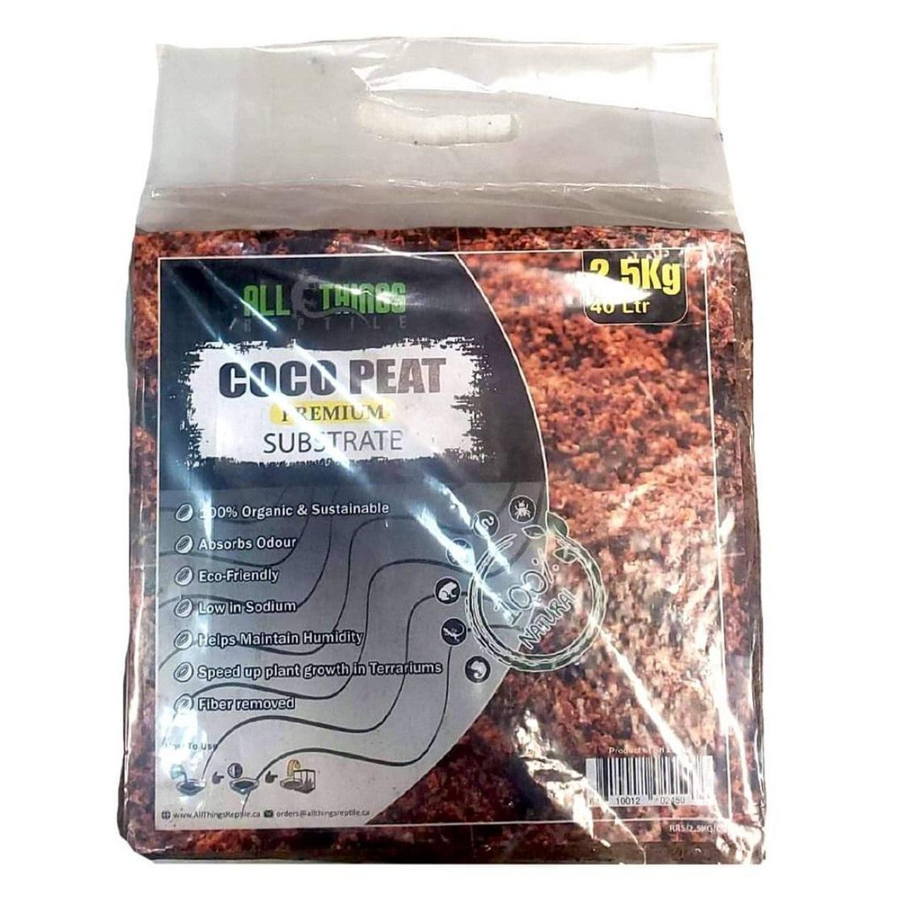ATR Coco Fibre / Peat Compressed Briquette (Eco Earth)