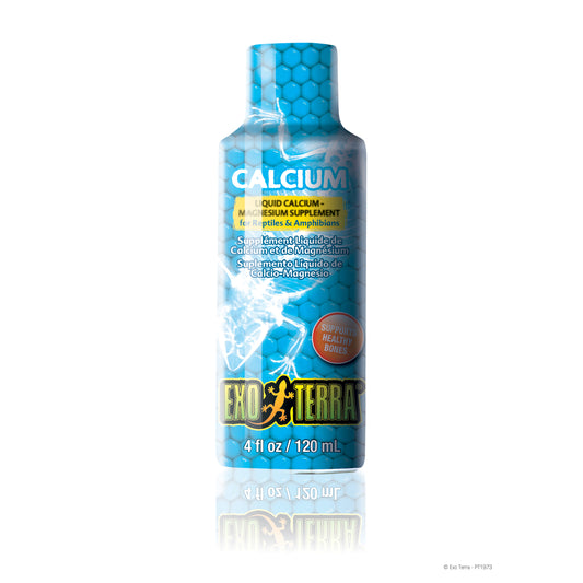 Exo Terra Calcium Liquid - Calcium-Magnesium Supplement - 120 ml