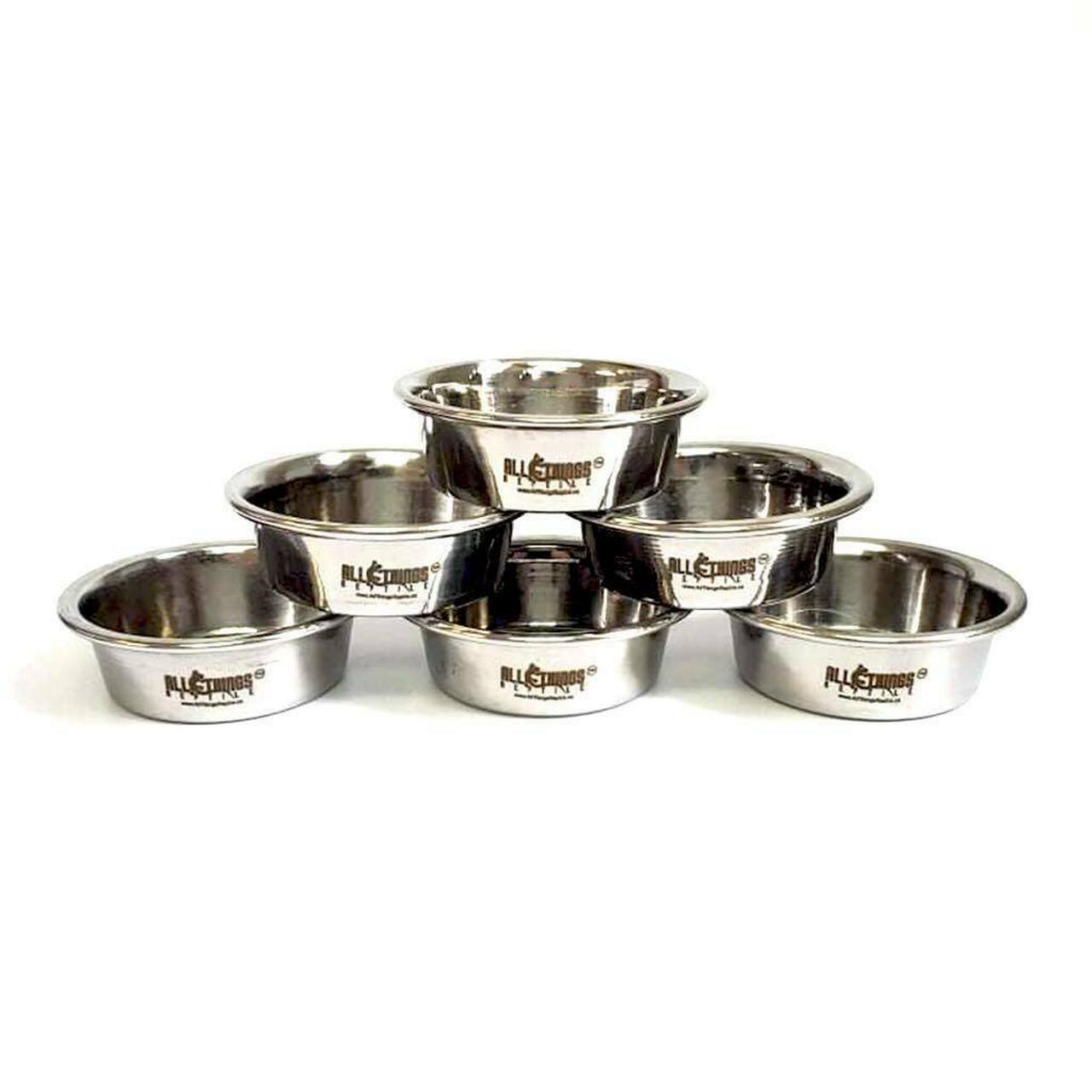 ATR Stainless Steel Feeding Cups/Dishes (0.5oz SMALL) - 1 pc